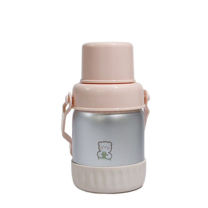 Damen isolierte Thermoskanne mit buntem Muffin-Motiv Karnz