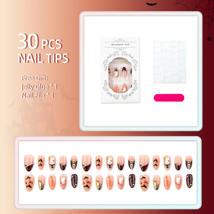 Halloween-Themen Gothic Press-On Nail Set