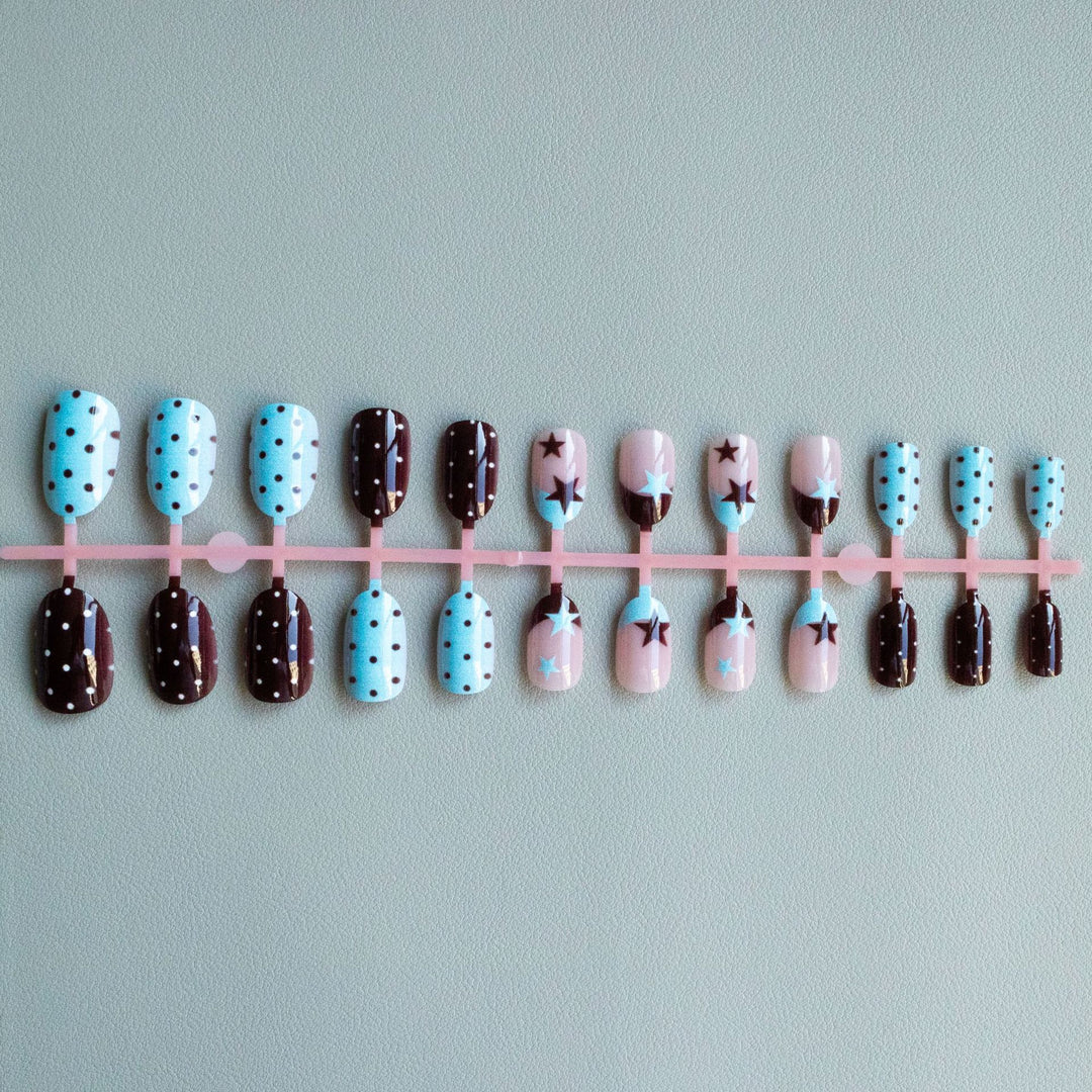 Künstlerisches Star Akzent Nagelkunst Set