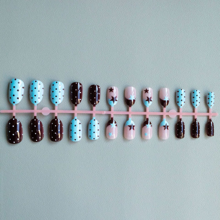 Künstlerisches Star Akzent Nagelkunst Set