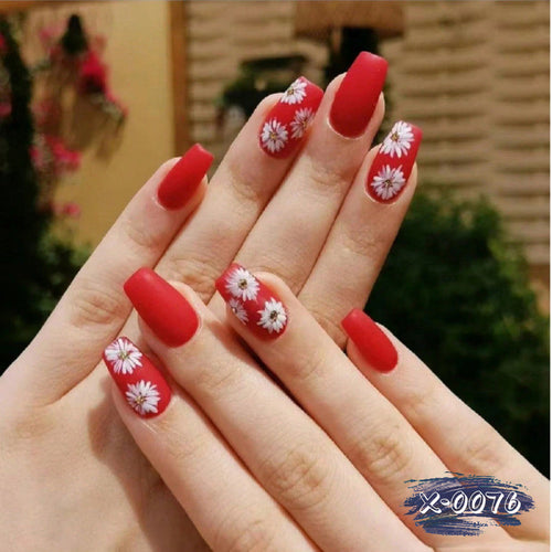 Blumen Acryl Nagelkunst Design Set