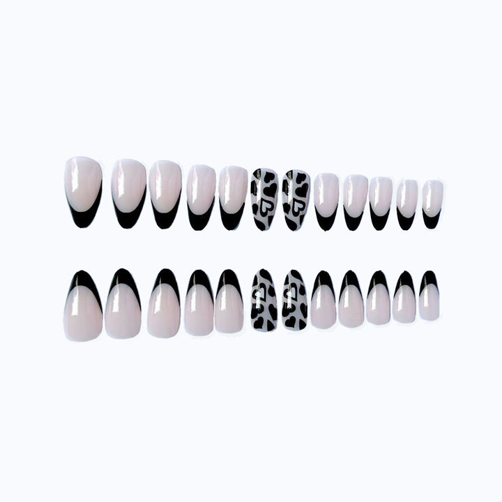 Elegantes Spitz-Französisches Tipps-Nagelkunst-Set