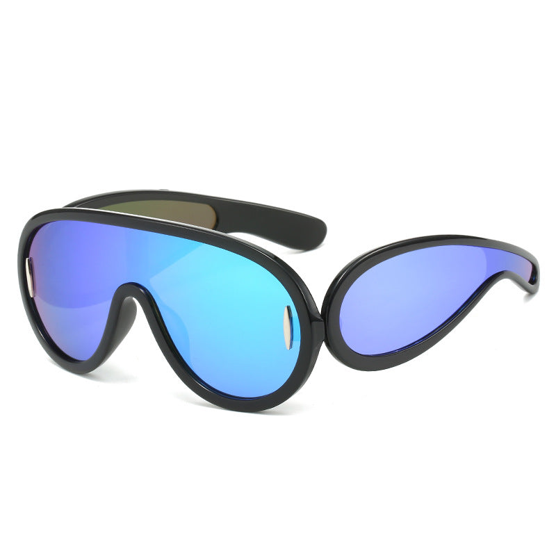 Damen fashion-forward Sportsonnenbrille Karnz