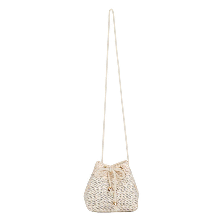 Bohemian-inspirierte gewebte Mini-Zugbandtasche Karnz