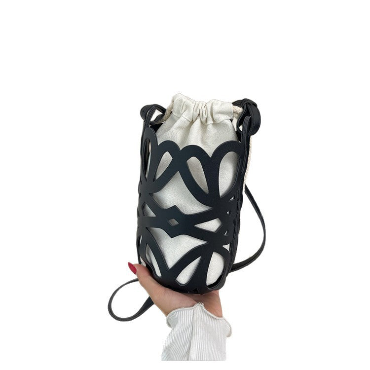 WoElegant gemusterte Kordelzugtasche Karnz