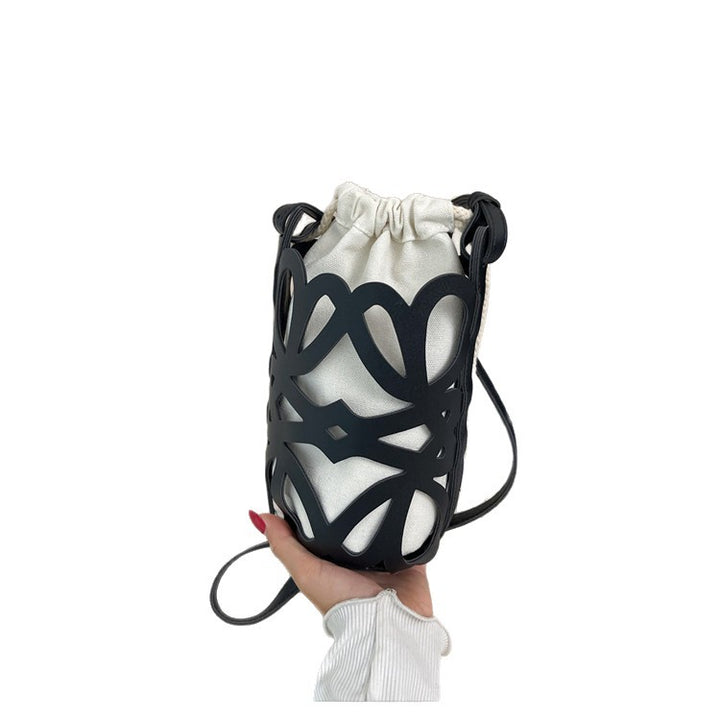 WoElegant gemusterte Kordelzugtasche Karnz