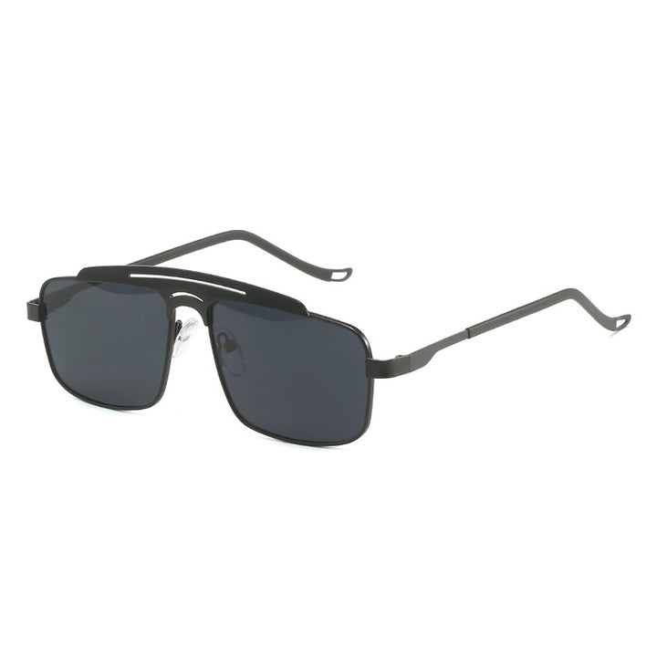 Damen Modische Brille mit schmalem Metallrahmen Karnz