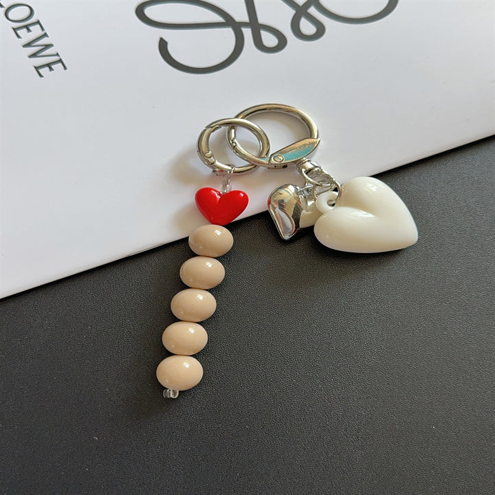 Herzförmiger Charm Schlüsselanhänger Karnz 1790135675