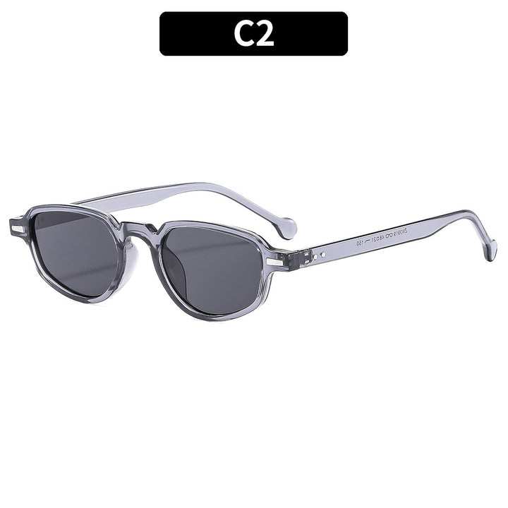 Vintage-inspirierte winkelförmige Sonnenbrille