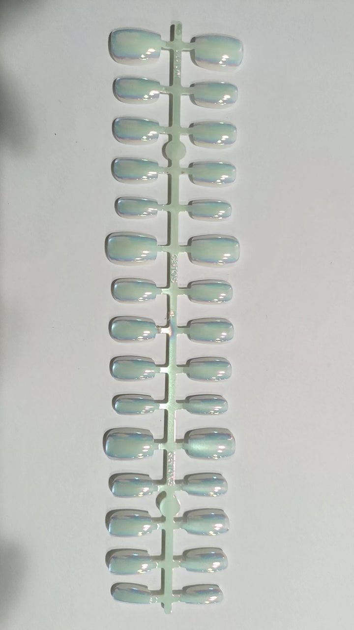 Iridescent Press-On Nagelset Karnz