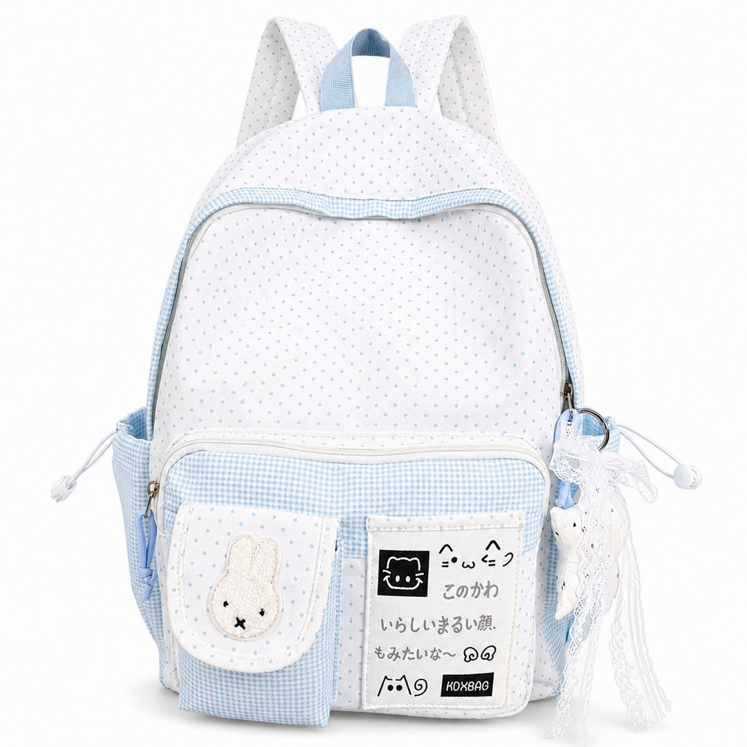 Verspielt gepunkteter Rucksack Karnz