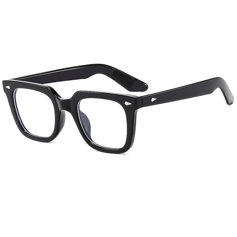 Damen modische Brille mit oversized, transparentem Rahmen Karnz