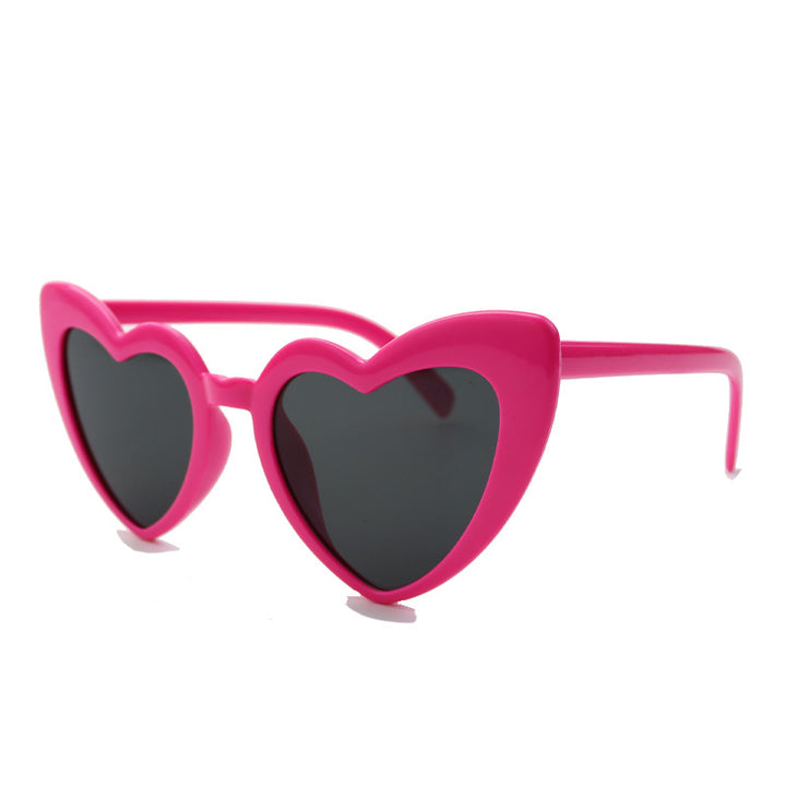 Herzförmige Retro-Sonnenbrille Karnz