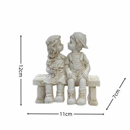 Dekorative Freundschaftsfigur Karnz
