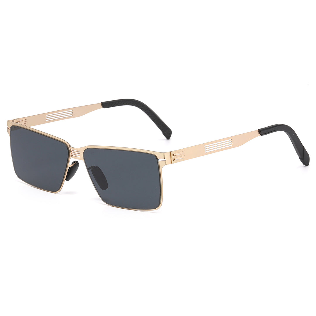 Schlanke Rechteck-Rahmen Sonnenbrille