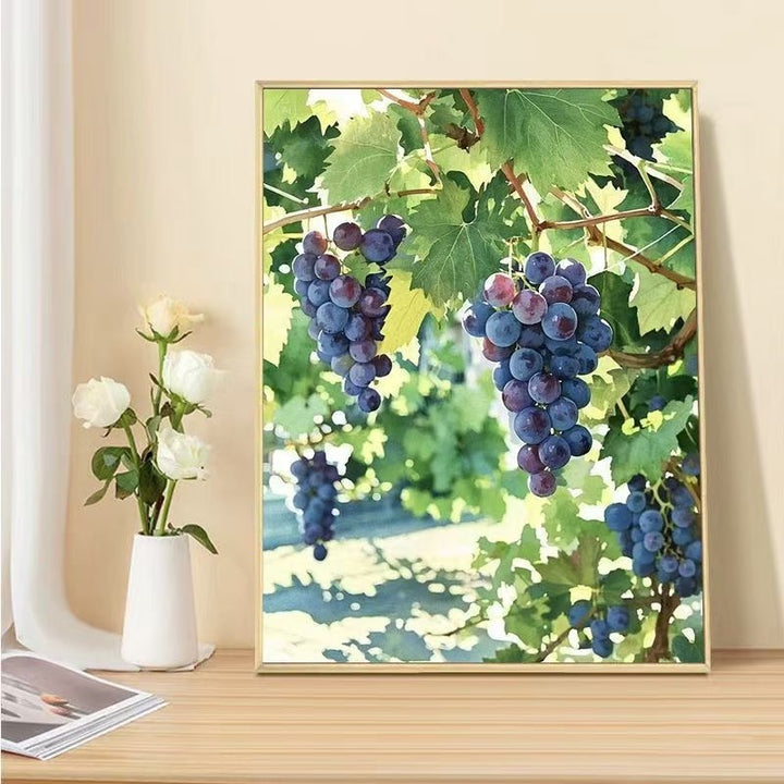 Dekorative Obstillustration Wandkunst Karnz