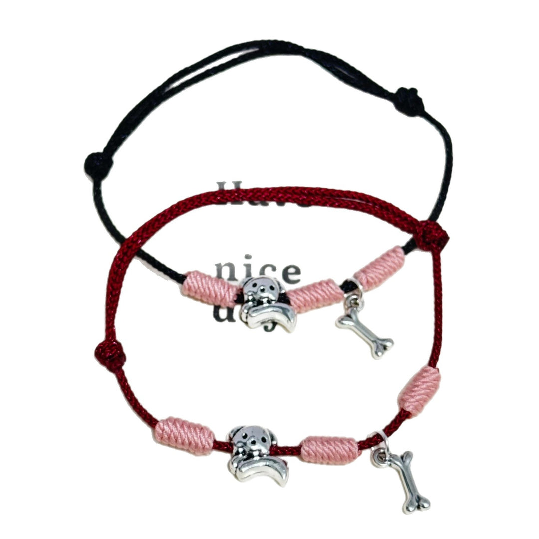 Verstellbares Hundethema Charm-Armband Karnz