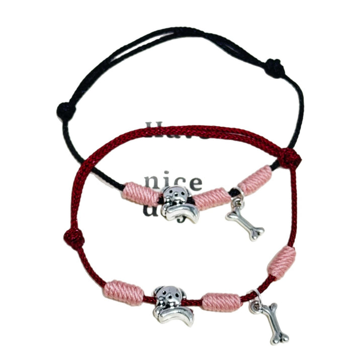 Verstellbares Hundethema Charm-Armband Karnz