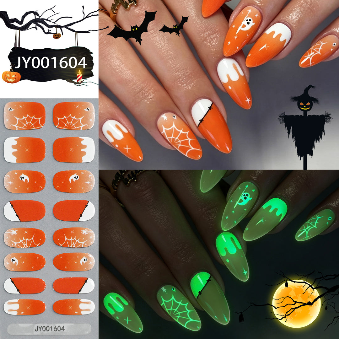 Halloween-Themen Nagelkunst Aufkleber Set