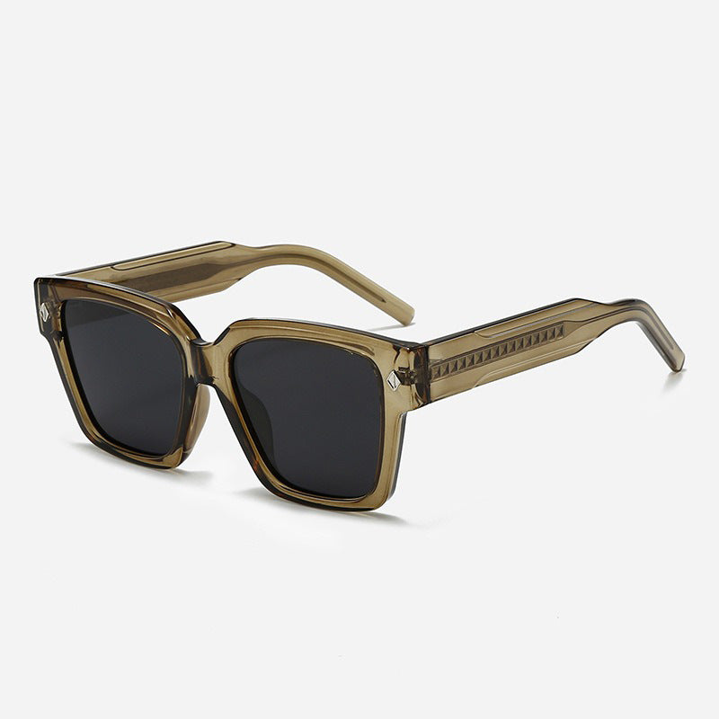Damen Oversized Designer-Sonnenbrille mit stilvollem Rahmen und schützendem UV-Filter Karnz