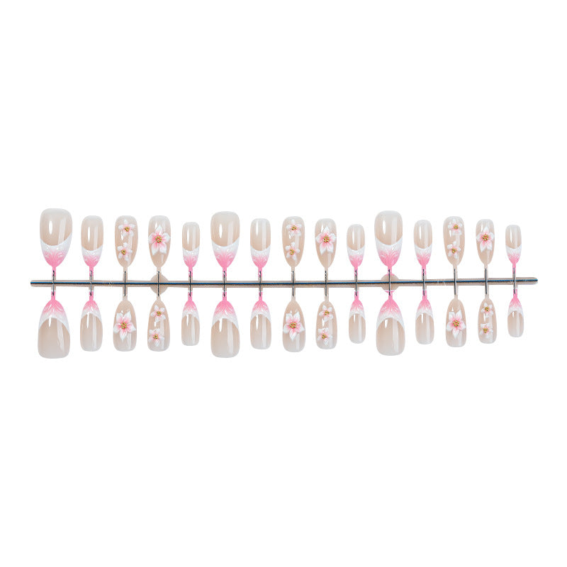 Floral Design Press-On Nail Set Karnz