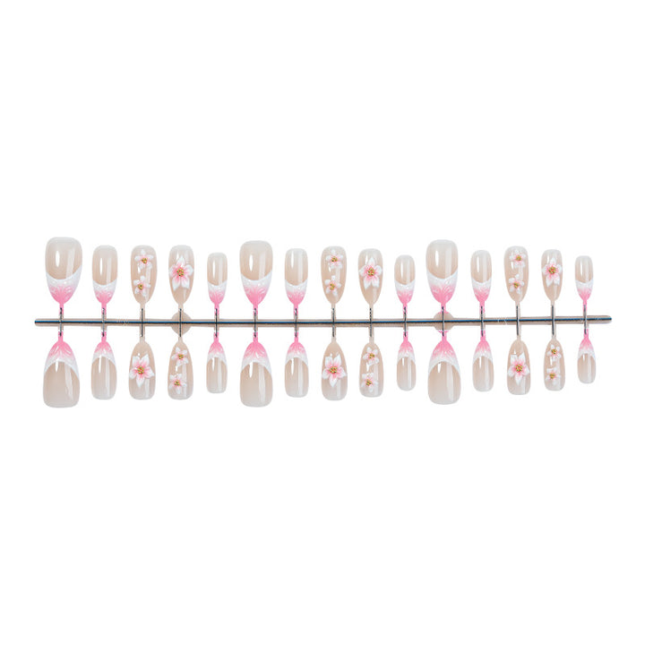 Floral Design Press-On Nail Set Karnz
