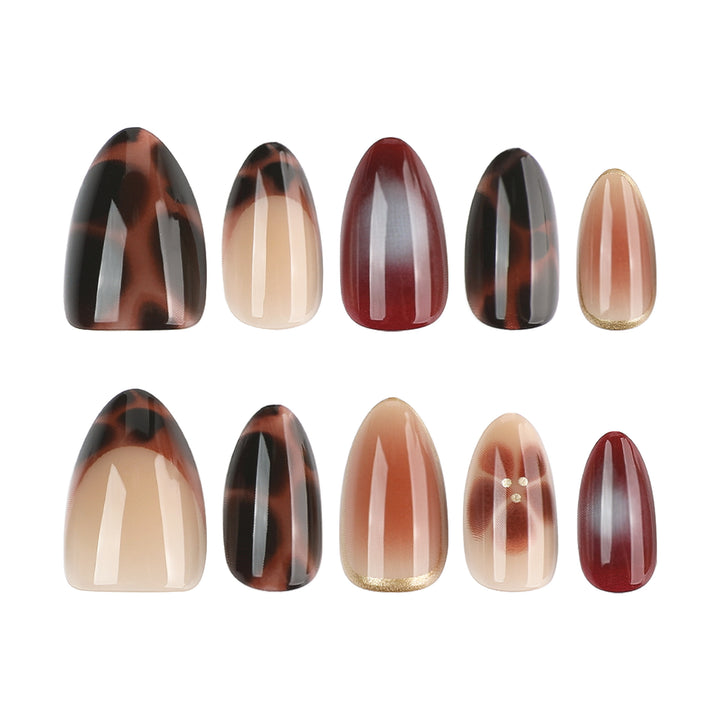 Glamouröse Acryl-Stiletto-Nägel mit elegantem Glitzer-Design Karnz