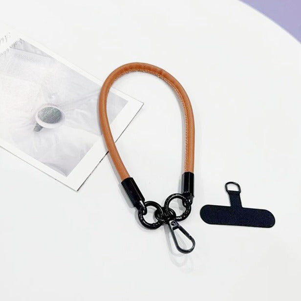 Eleganter Leder Schlüsselanhänger Halter Karnz