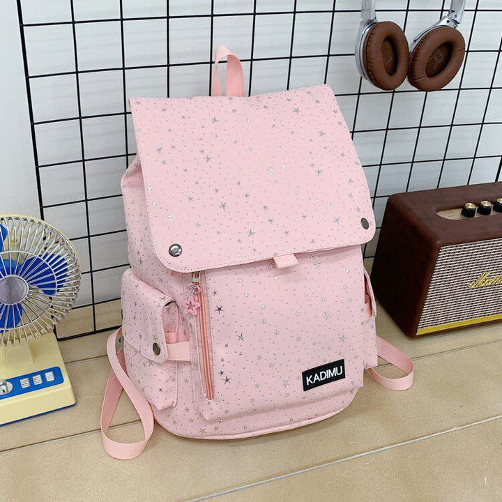 Stylische Sternen-Print Freizeit-Rucksack