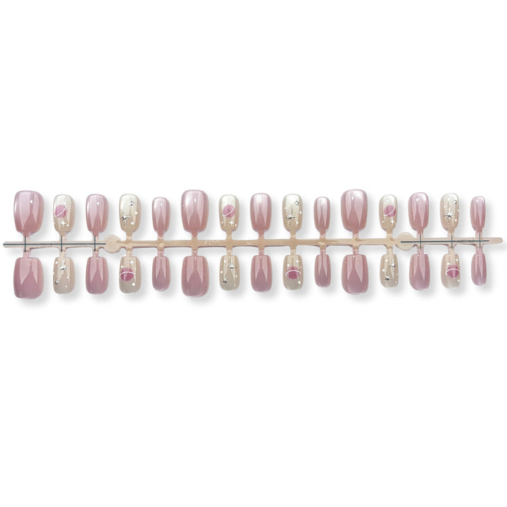 Künstlerische Designs Press-On Nagelset