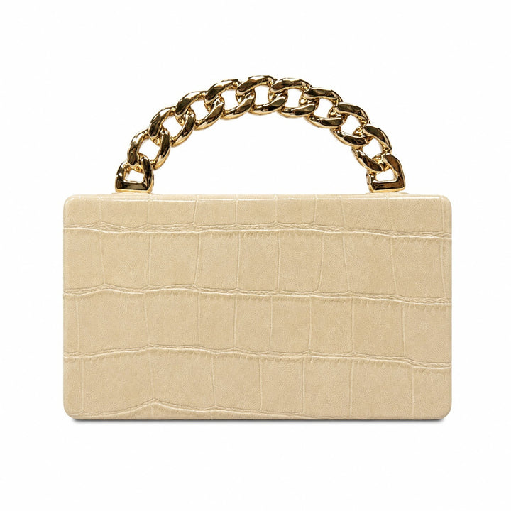 Strukturierte Python-Prägung Handtasche