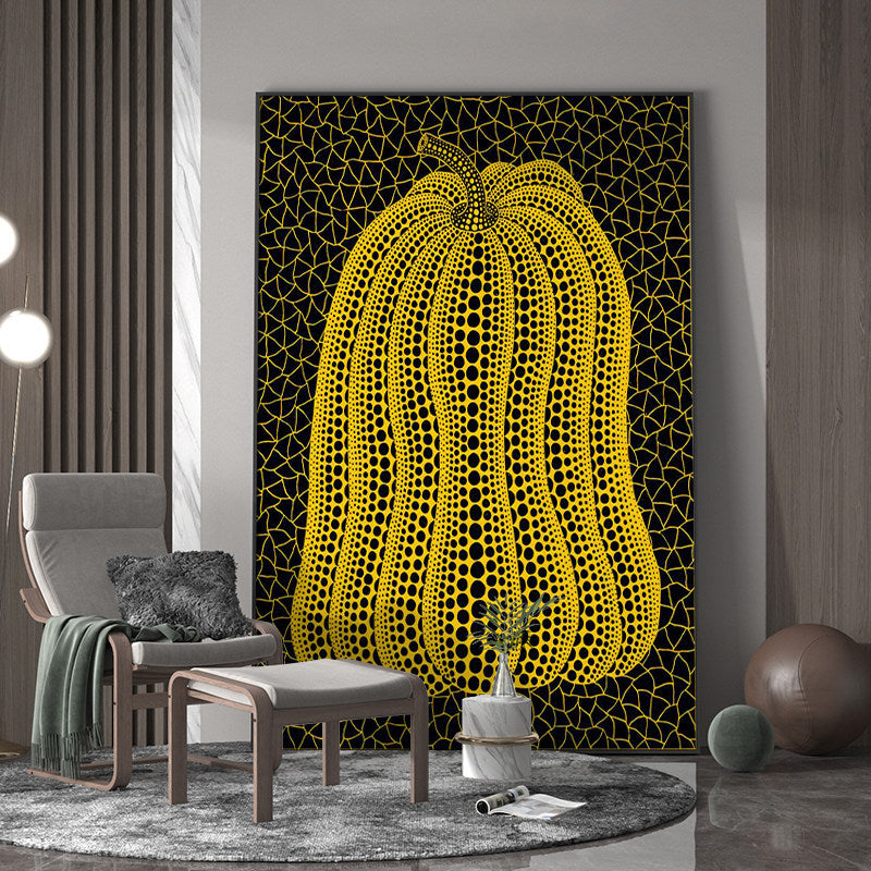 Dekorative Kürbis-Leinwandkunst