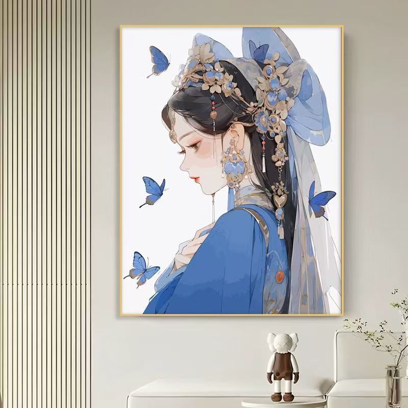 Elegante Schmetterling-Themen Leinwandkunst Druck Karnz