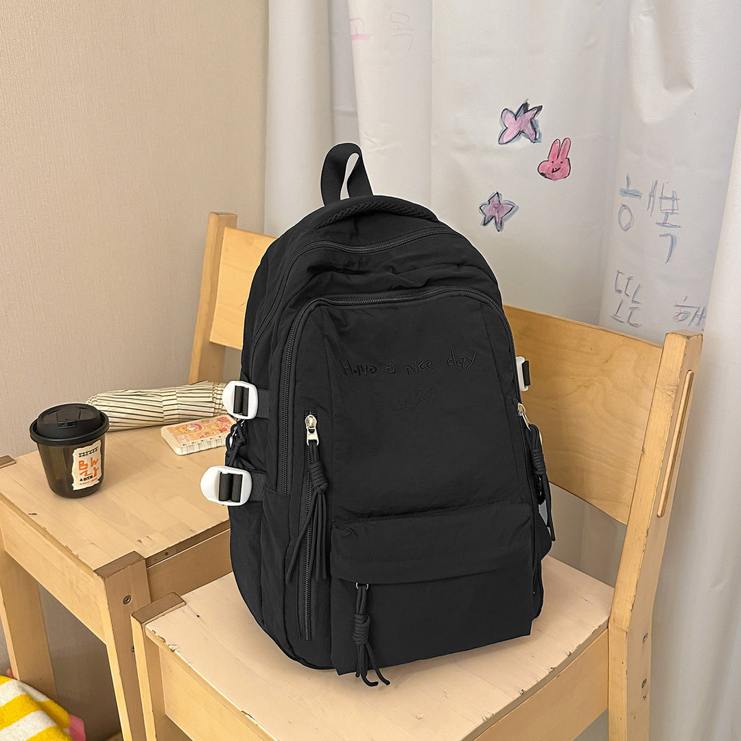 Multi-Taschen Freizeit-Rucksack mit inspirierendem Zitat Karnz