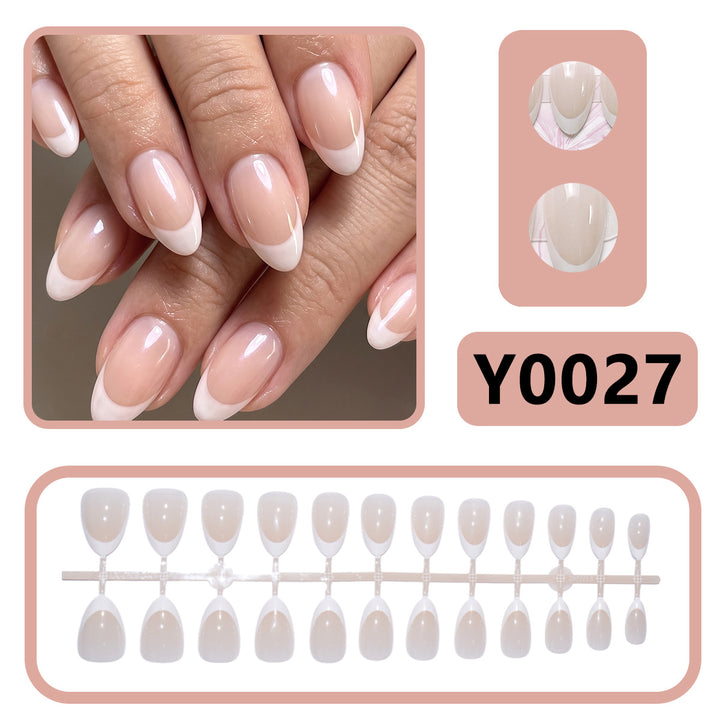 Französische Tip Aufkleber Nagelset