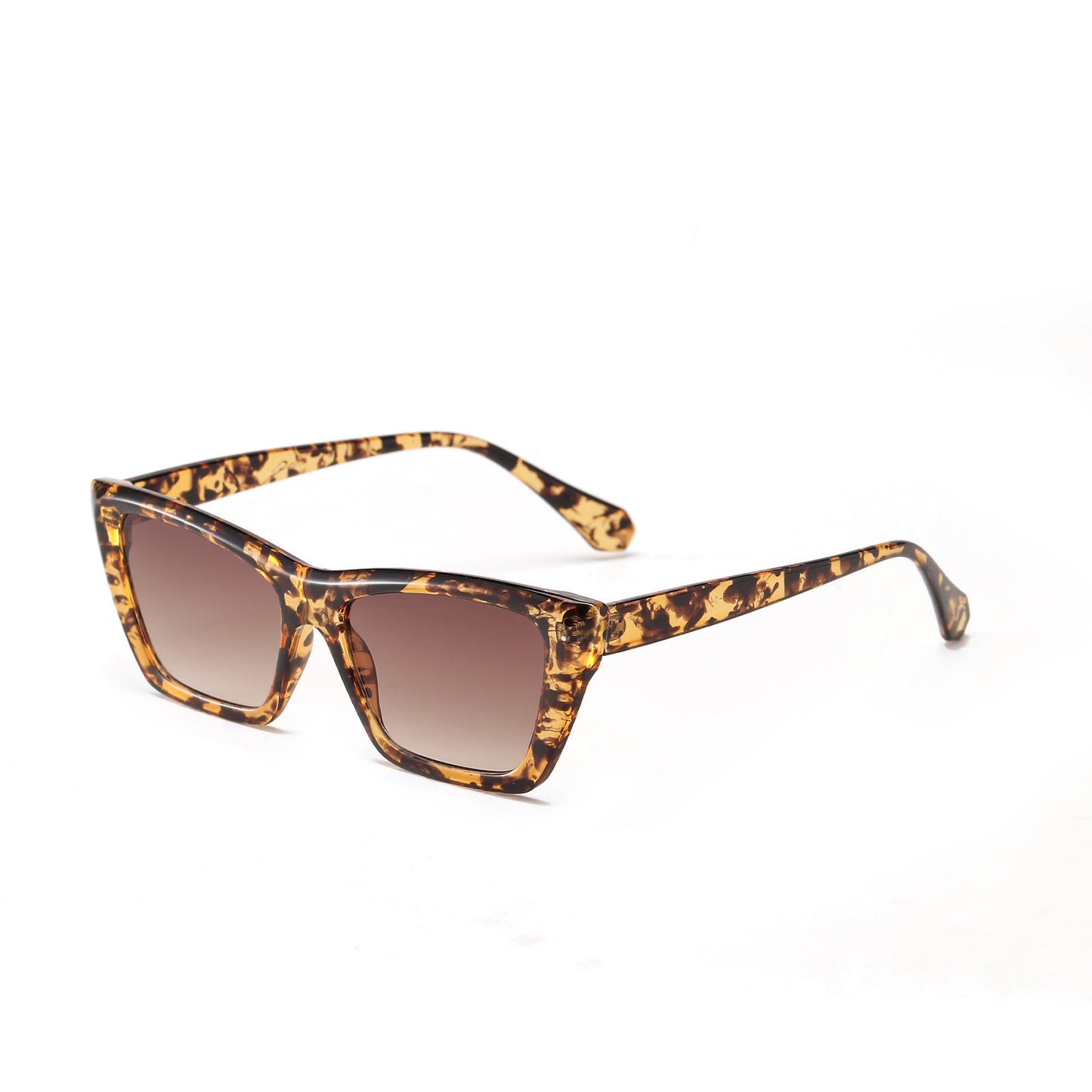 Damen geometrische Sonnenbrille mit stylischem Kunststoffrahmen Karnz