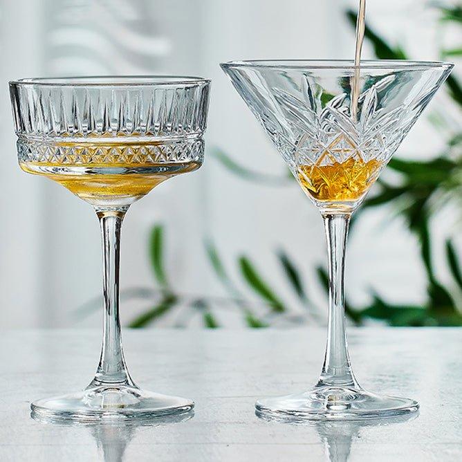 Gemusterte Martini Cocktailgläser | Karnz