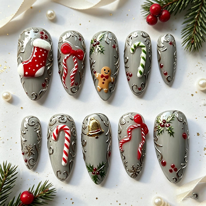 Festliche Nagelkunst