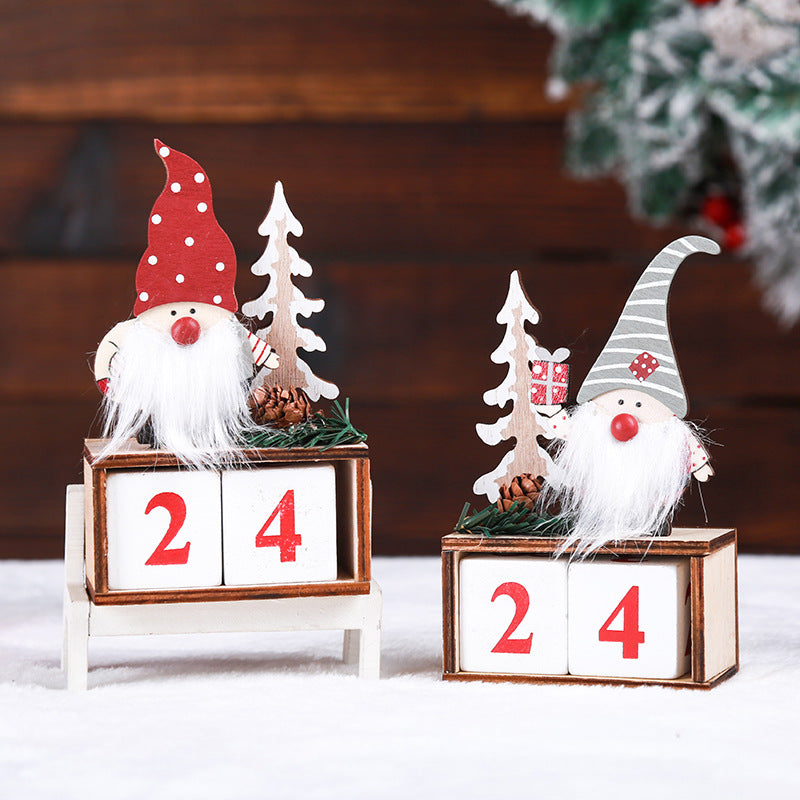 Dekorativer Adventskalender Karnz
