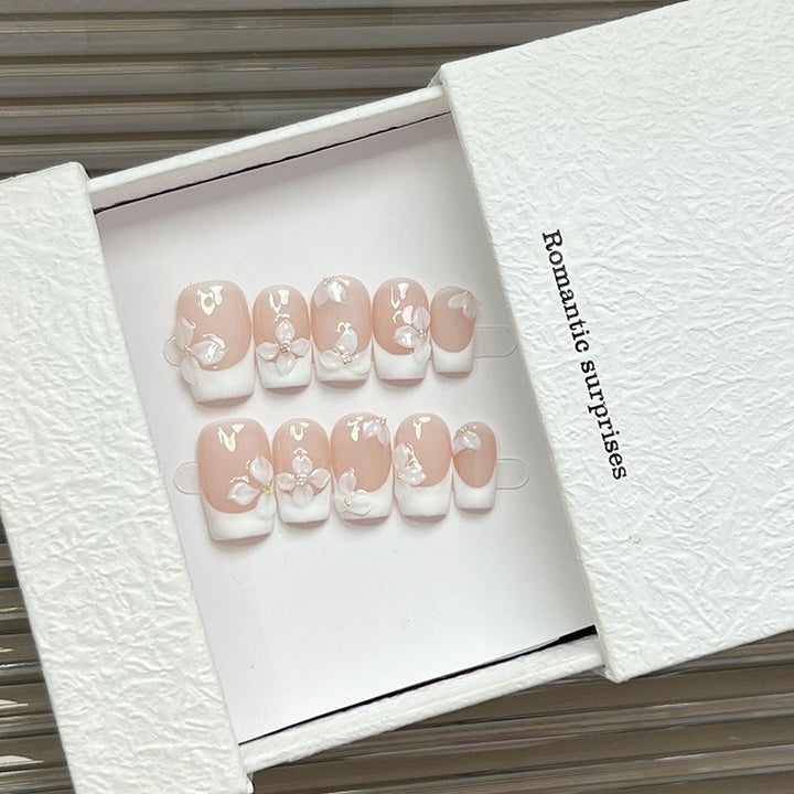 Romantisches Floral Drucknagelset