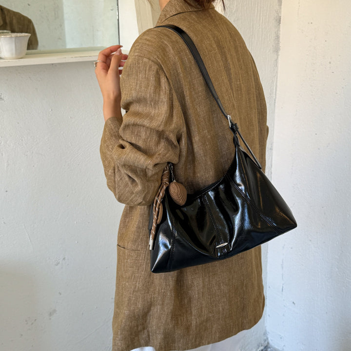 Luxuriöse weiche Leder Schultertasche Karnz