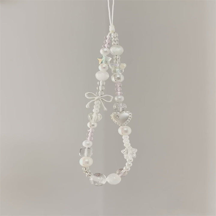 Elegante Perlen Brillen Kette Karnz