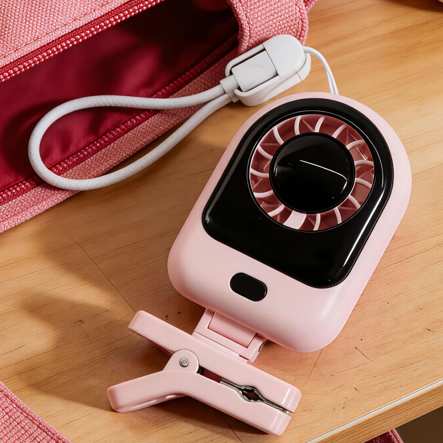 Damen Tragbare Mini-Luftkühler mit Digitalanzeige Karnz