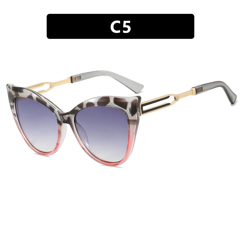 Damen cat-eye Brille mit elegantem Metallrahmen Karnz