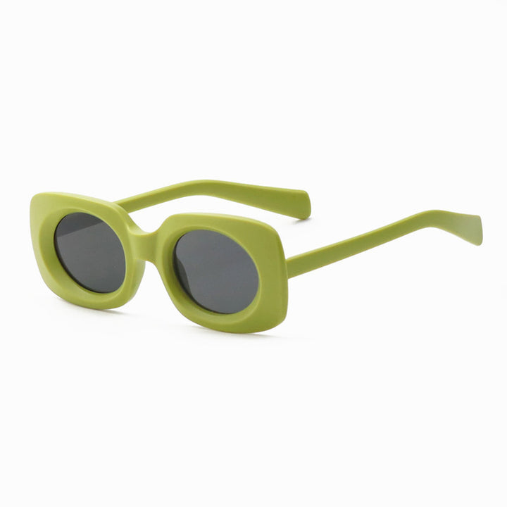 Zeitgenössische Matte Quadratische Sonnenbrille Karnz