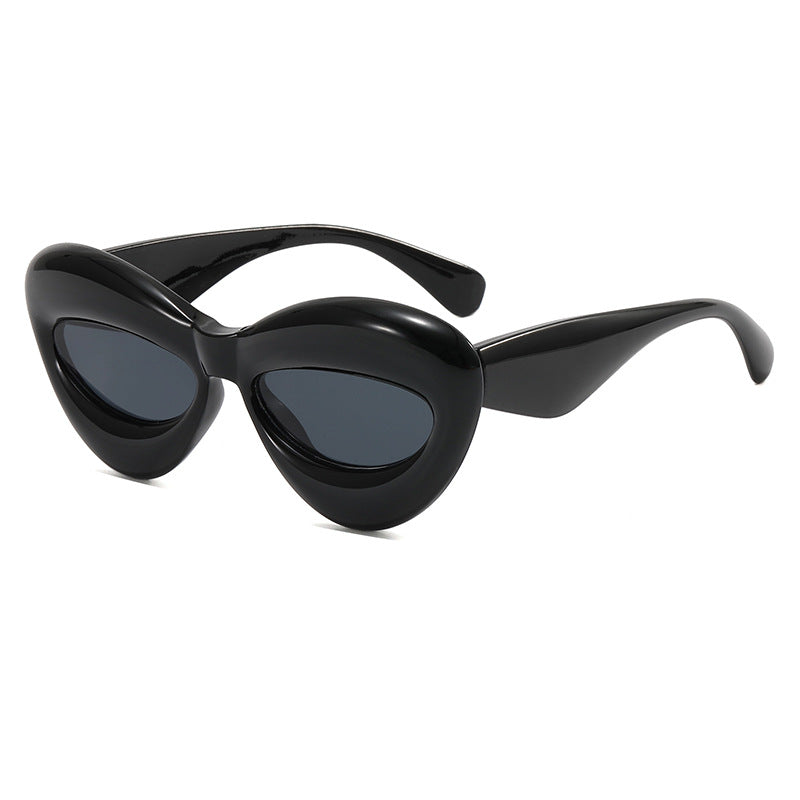 Damen kreative Designer-Sonnenbrille im Cat-Eye-Stil Karnz
