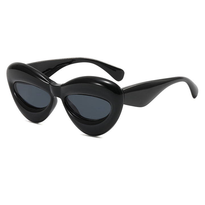Damen kreative Designer-Sonnenbrille im Cat-Eye-Stil Karnz