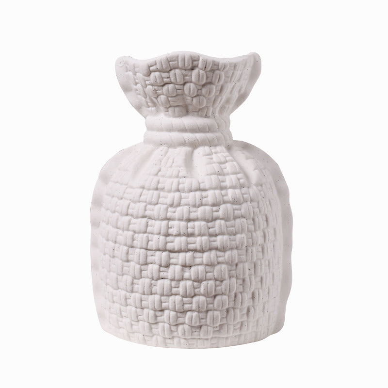 Geflochtene Textur Keramikvase Karnz