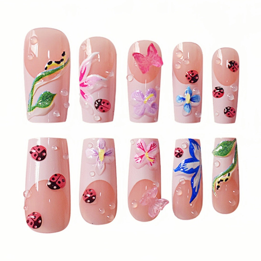 Künstlerische Acryl Nagelverlängerungen Karnz