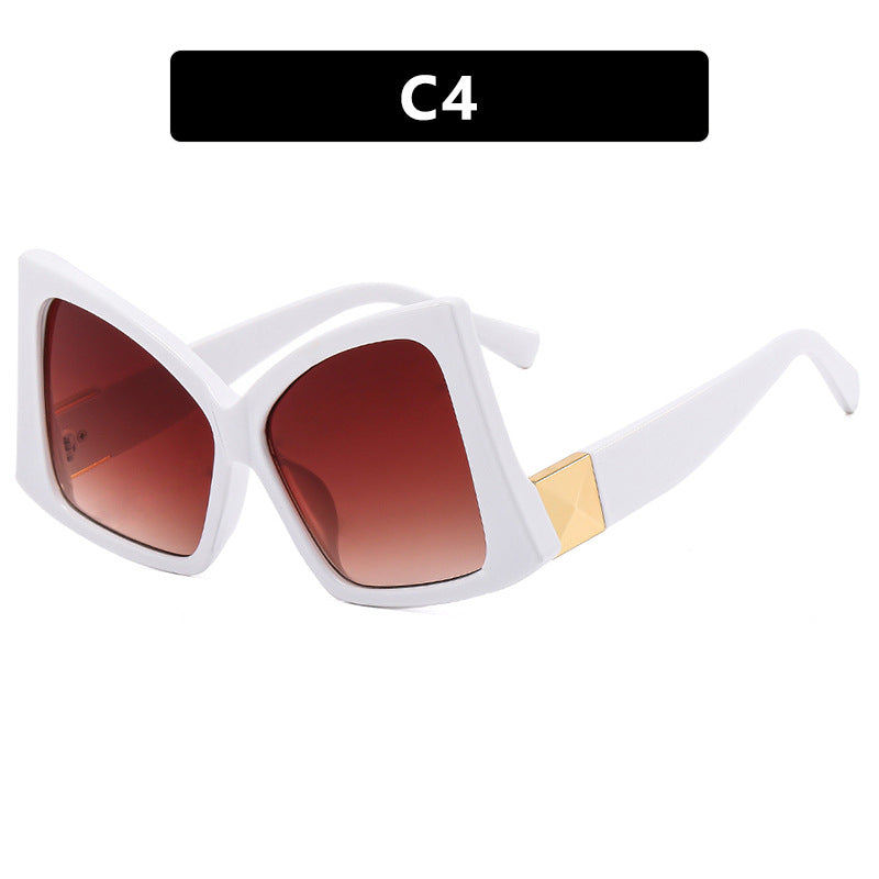 Damen oversized Sonnenbrille mit elegantem quadratischen Rahmen und schützendem UV-Schutz Karnz